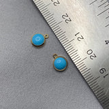 Turquoise Charm 6mm - 2 Pack - B28