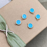 Turquoise Charm 6mm - 2 Pack - B28