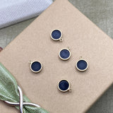 Onyx Black Charm 6mm - 2 Pack - B27
