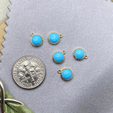 Turquoise Charm 6mm - 2 Pack - B28