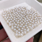 4mm Freshwater Pearl Connector - 5 Pack - B31