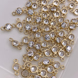 Clear CZ Connectors 3mm - 5 Pack - B1