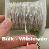 Flat Curb Chain 2mm - C4