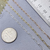 Little Paperclip Chain 1.7x4.7mm - C9