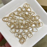 Sparkle Heart Connectors 10mm - 5 Pack - F2