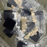 Round Letter Connectors 6mm - Sterling Silver - L33S