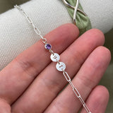 Number Connector 6mm - Sterling Silver - L36S