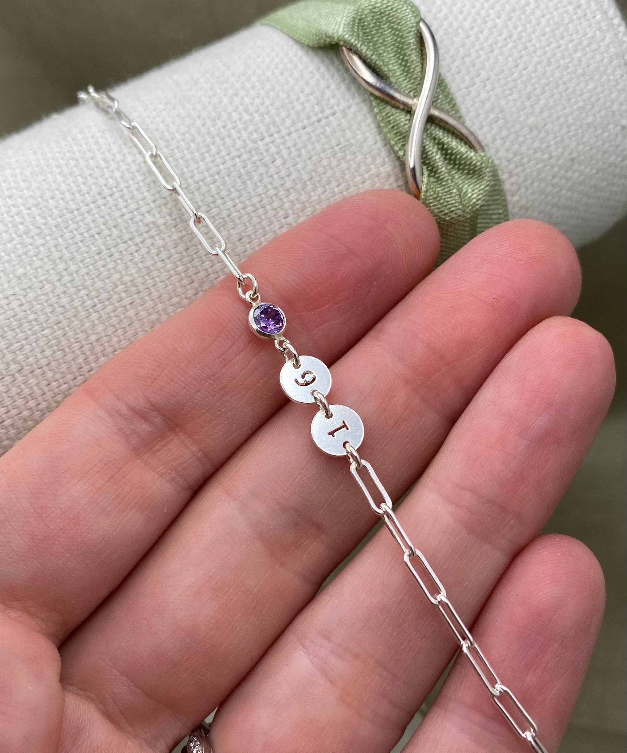 Number Connector 6mm - Sterling Silver - L36S
