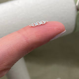 Angel Number Connectors - Sterling Silver - L34S