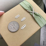 Angel Number Connectors - Sterling Silver - L34S