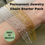 Permanent Jewelry Chain Starter Pack - The Favorites Kit - S2