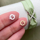 Paw Print Connectors (round) - 2 Pack - L9