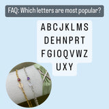 Round Letter Connectors 6mm - 14kt Gold Filled - L33G