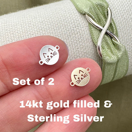 Cat Face Connectors - 2 Pack - L16