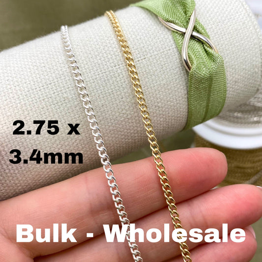 Classic Curb Chain (Larger) 2.75mm x 3.4mm - C18