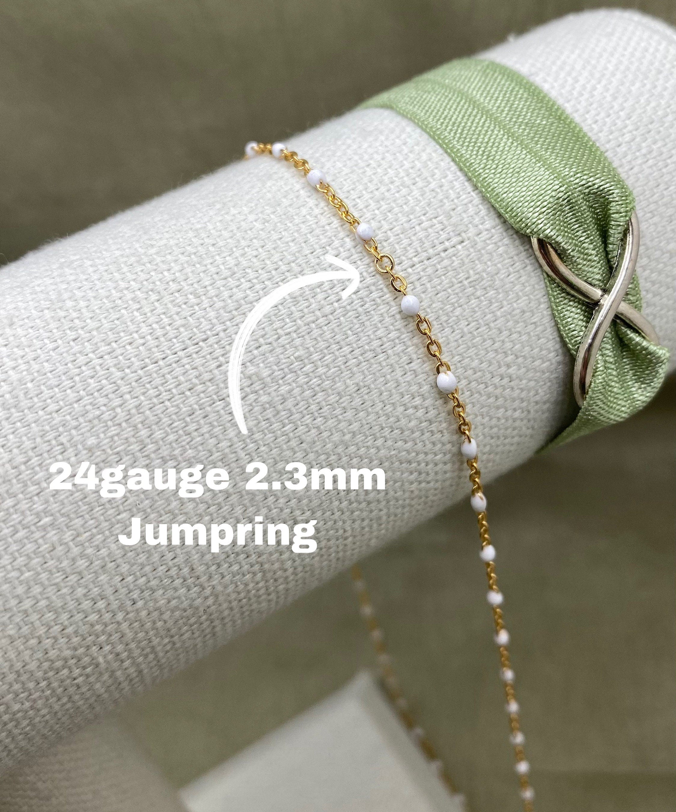 Pixie Dust (Sprinkle) Enamel Chain - Dot Cable - E20