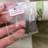 Smaller Mixed Metal 2mm Ball Cable - C20