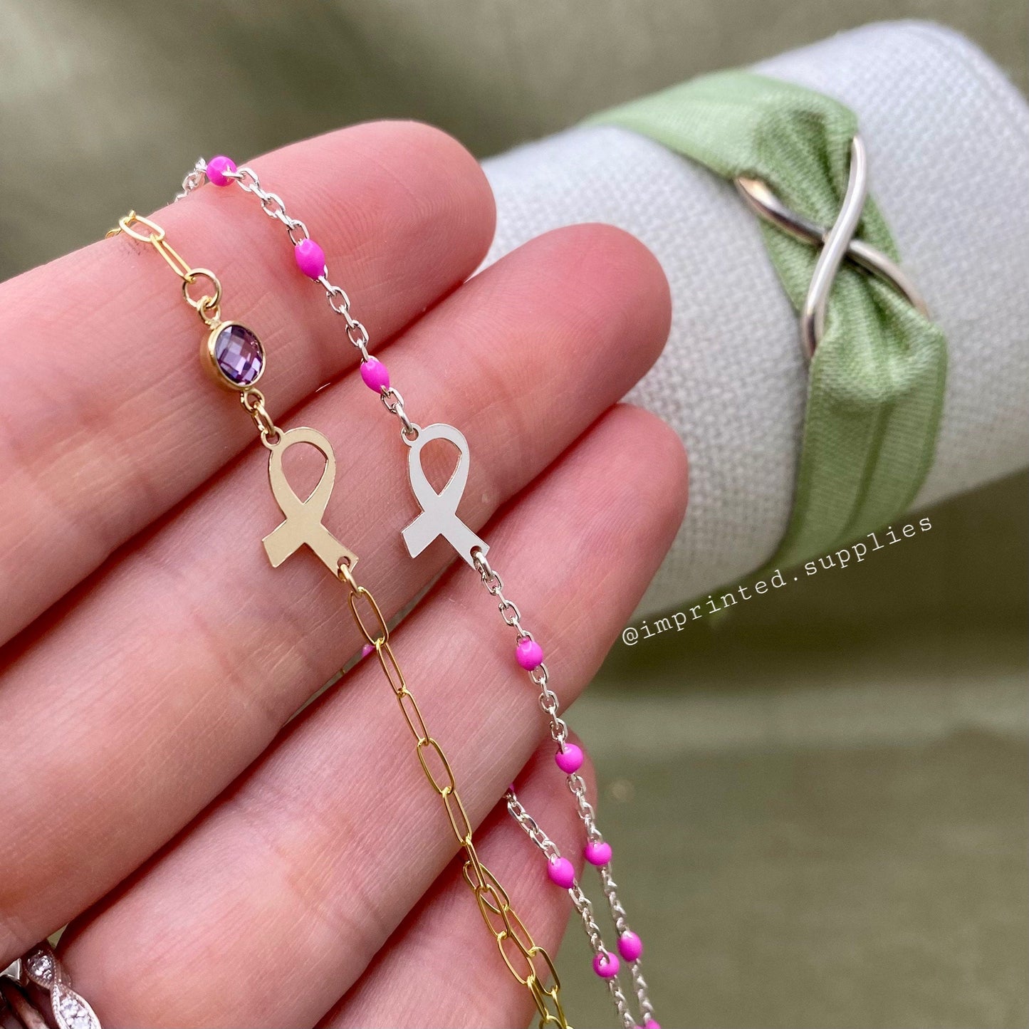 Awareness Ribbon Connectors - 2 Pack - L18