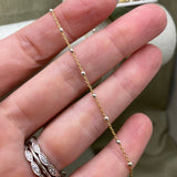 Smaller Mixed Metal 2mm Ball Cable - C20