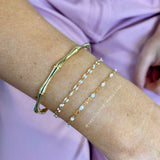White Enamel Chain - Dot Cable - E2