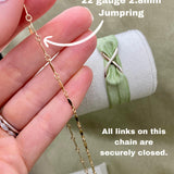Dapped Link & Bar "DLB" Chain - C23