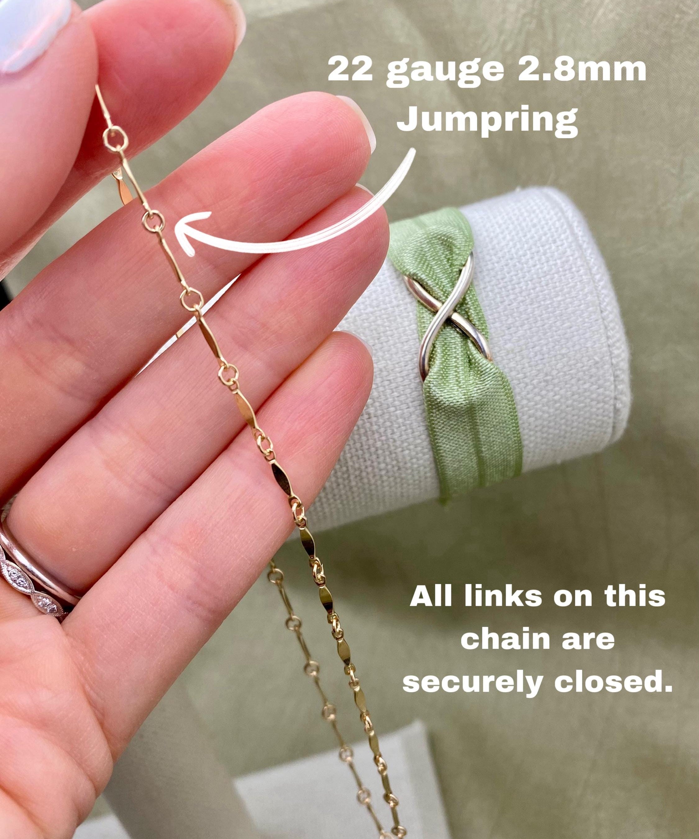Dapped Link & Bar "DLB" Chain - C23