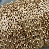 Textured Paperclip Chain 2.9x7.4mm - C24