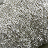 Textured Paperclip Chain 2.9x7.4mm - C24