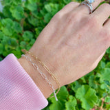 Textured Paperclip Chain 2.9x7.4mm - C24