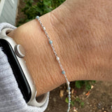 Ice Queen Enamel Chain - Dot Cable - E23