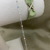 Ice Queen Enamel Chain - Dot Cable - E23
