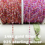 Cupcake Enamel Chain - Dot Cable E22