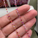 Cupcake Enamel Chain - Dot Cable E22