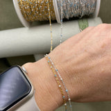 Ice Queen Enamel Chain - Dot Cable - E23