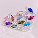 Marquise Birthstone Connectors - 5 pack - B34