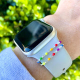 Rainbow Enamel Chain - Dot Cable - E19