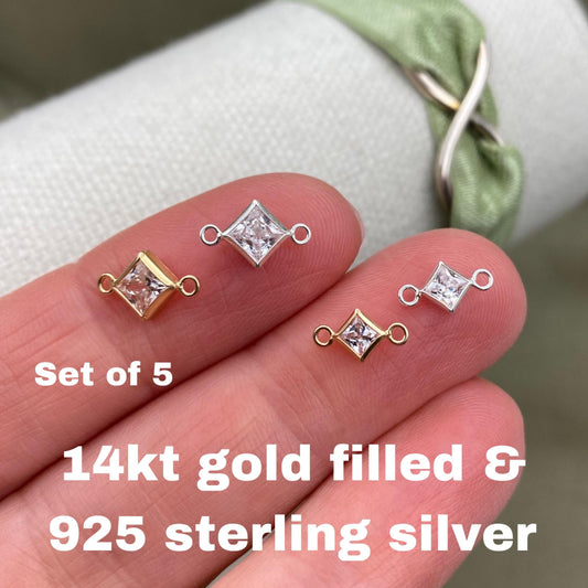 Diamond Connectors 3mm & 4mm - 5 Pack - B32 B33