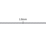 Spiga Chain - 1.9MM | Sterling Silver