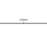 Box Chain - 1.9MM | Sterling Silver
